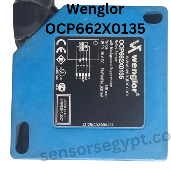 Wenglor OCP662X0135 Laser Distance Sensor Triangulation
