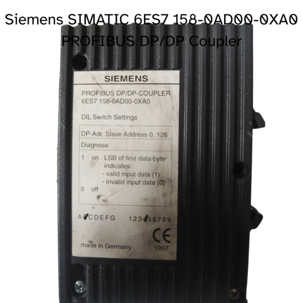 Siemens SIMATIC 6ES7 158-0AD00-0XA0 PROFIBUS DP/DP Coupler
