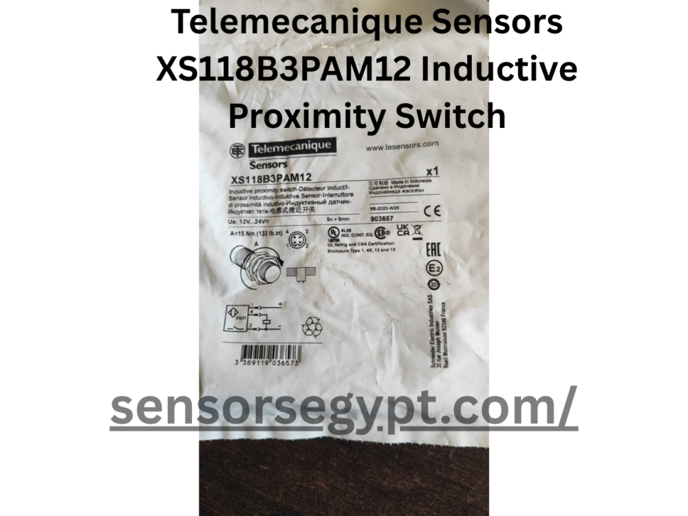 Telemecanique Sensors XS118B3PAM12 Inductive Proximity Switch Telemecanique Sensors XS118B3PAM12 Inductive Proximity Switch