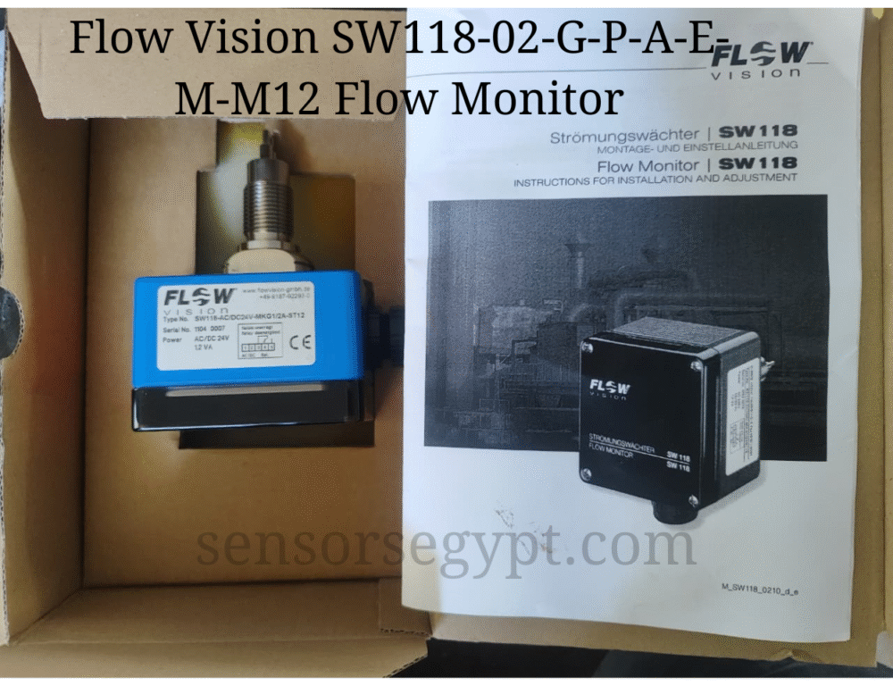 Flow Vision SW118-02-G-P-A-E-M-M12 Flow Monitor Flow Vision SW118-02-G-P-A-E-M-M12 Flow Monitor
