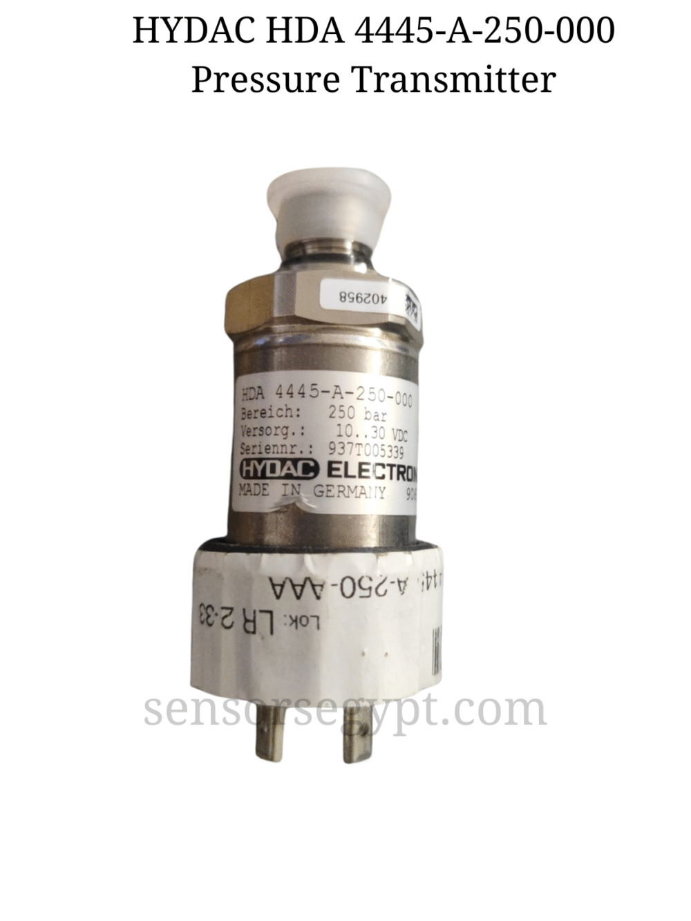HYDAC HDA 4445-A-250-000 Pressure Transmitter