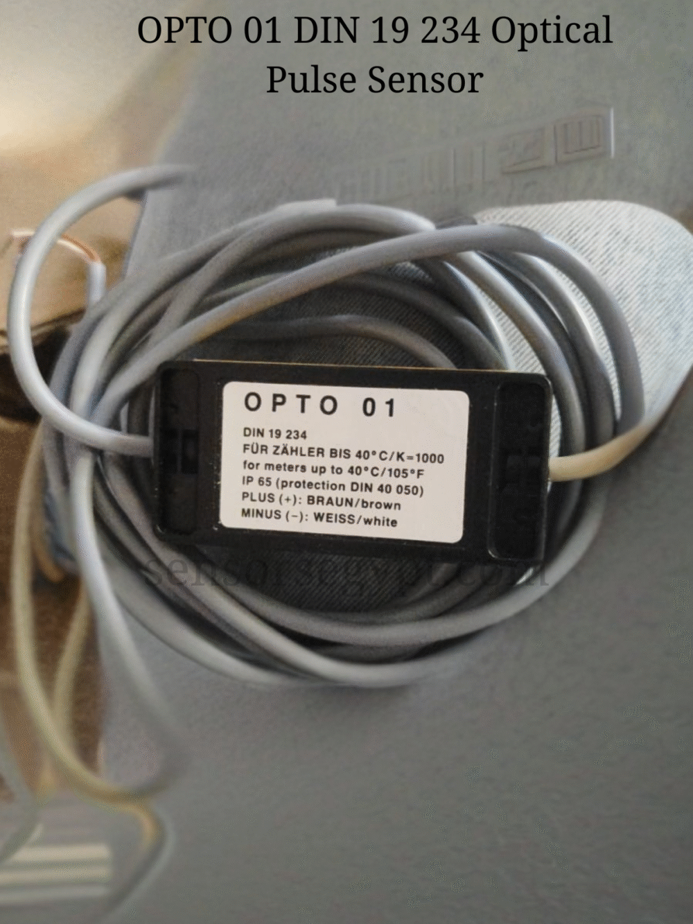 OPTO 01 DIN 19 234 Optical Pulse Sensor