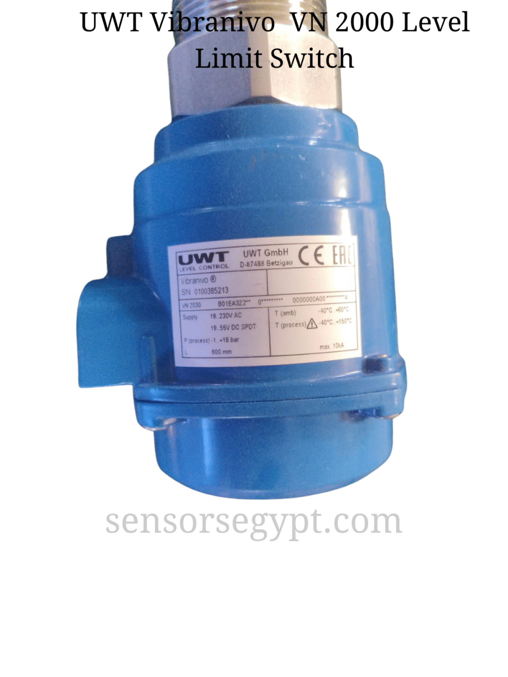 UWT Vibranivo VN 2000 Level Limit Switch