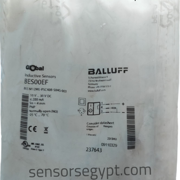 BALLUFF BES00EF BES M12ME-PSC40B-S04G-003 Inductive Proximity Sensor