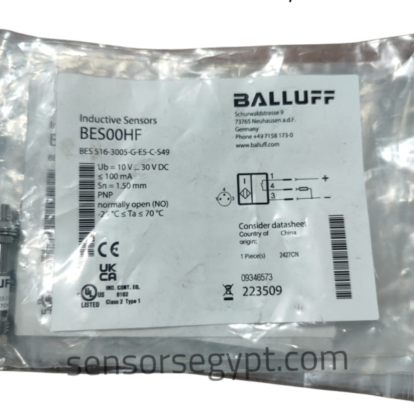 BALLUFF BES00HF BES 516-3005-G-E5-C-S49 Inductive Proximity Sensor
