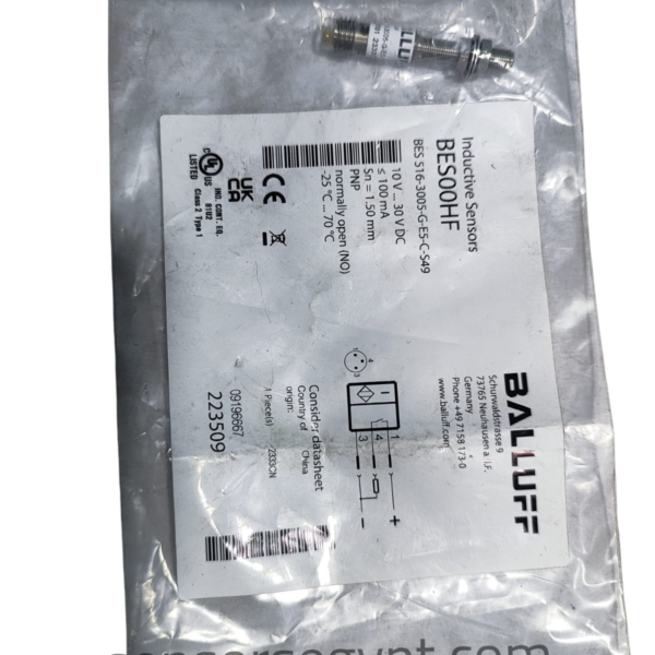BALLUFF BES00HF BES 516-3005-G-E5-C-S49 Inductive Proximity Sensor BALLUFF BES00HF BES 516-3005-G-E5-C-S49 Inductive Proximity Sensor