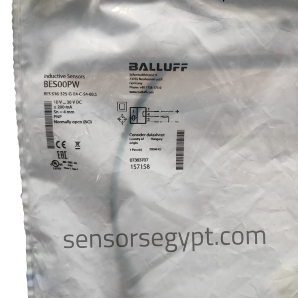 BALLUFF BES00PW BES 516-325-G-E4-C-S4-00,5 Inductive Proximity Sensor