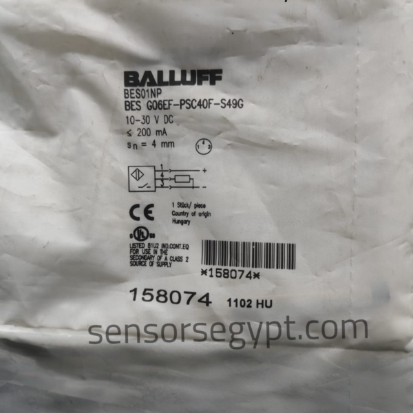 BALLUFF BES01NP BES G06EF-PSC40F-S49G Inductive Proximity Sensor