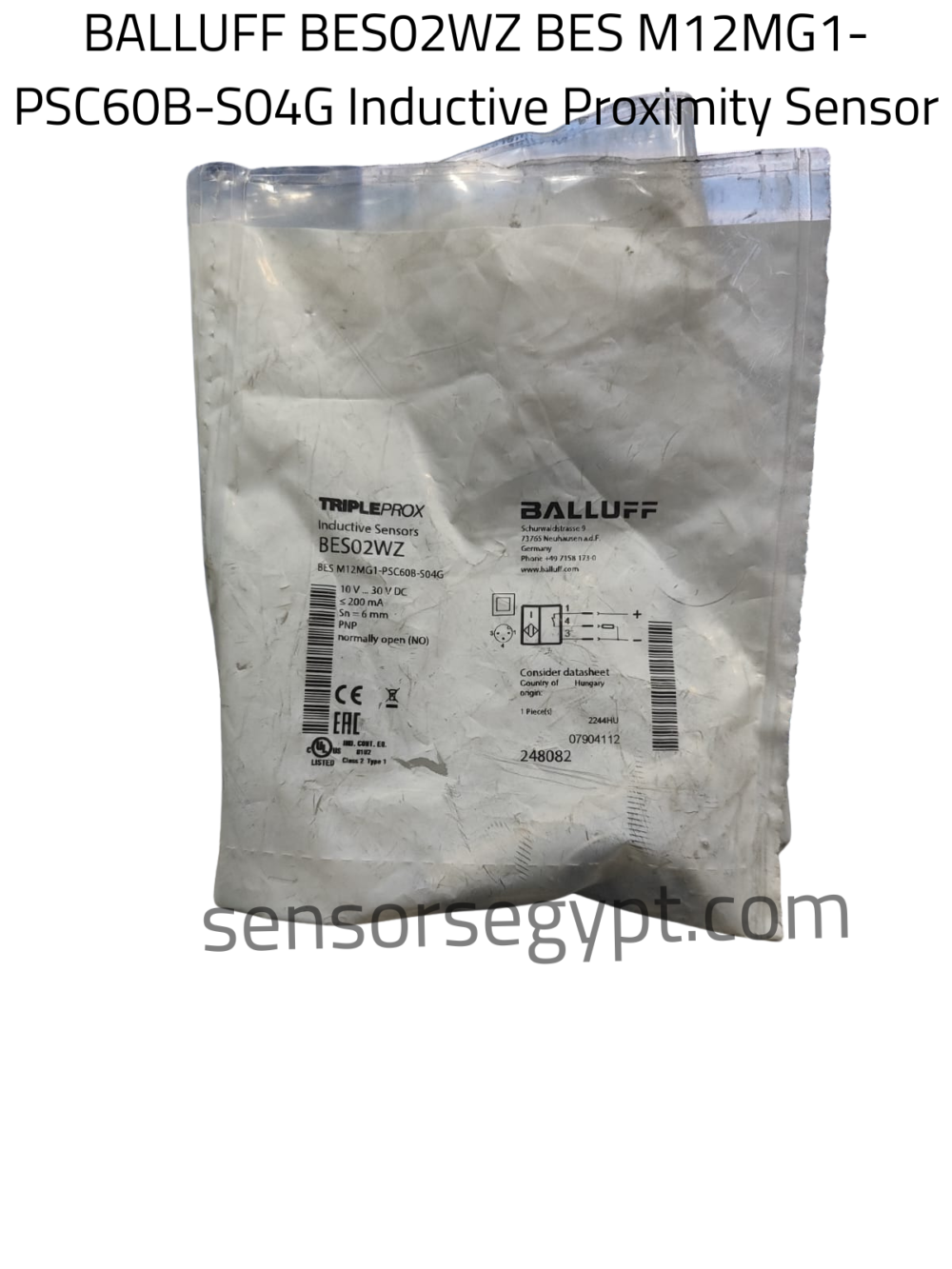 BALLUFF BES02WZ BES M12MG1-PSC60B-S04G Inductive Proximity Sensor