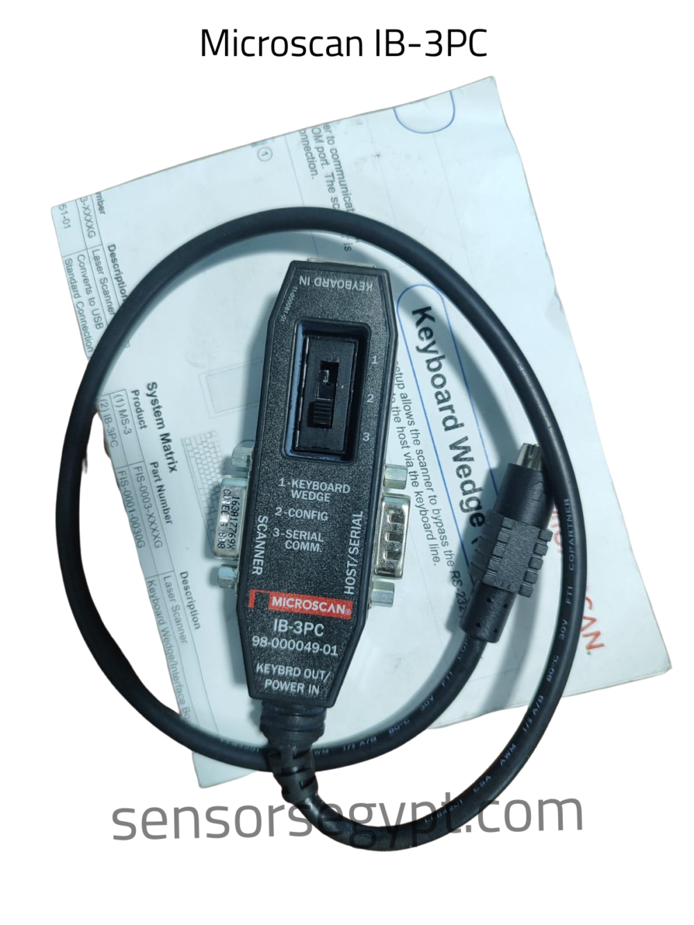 Microscan IB-3PC