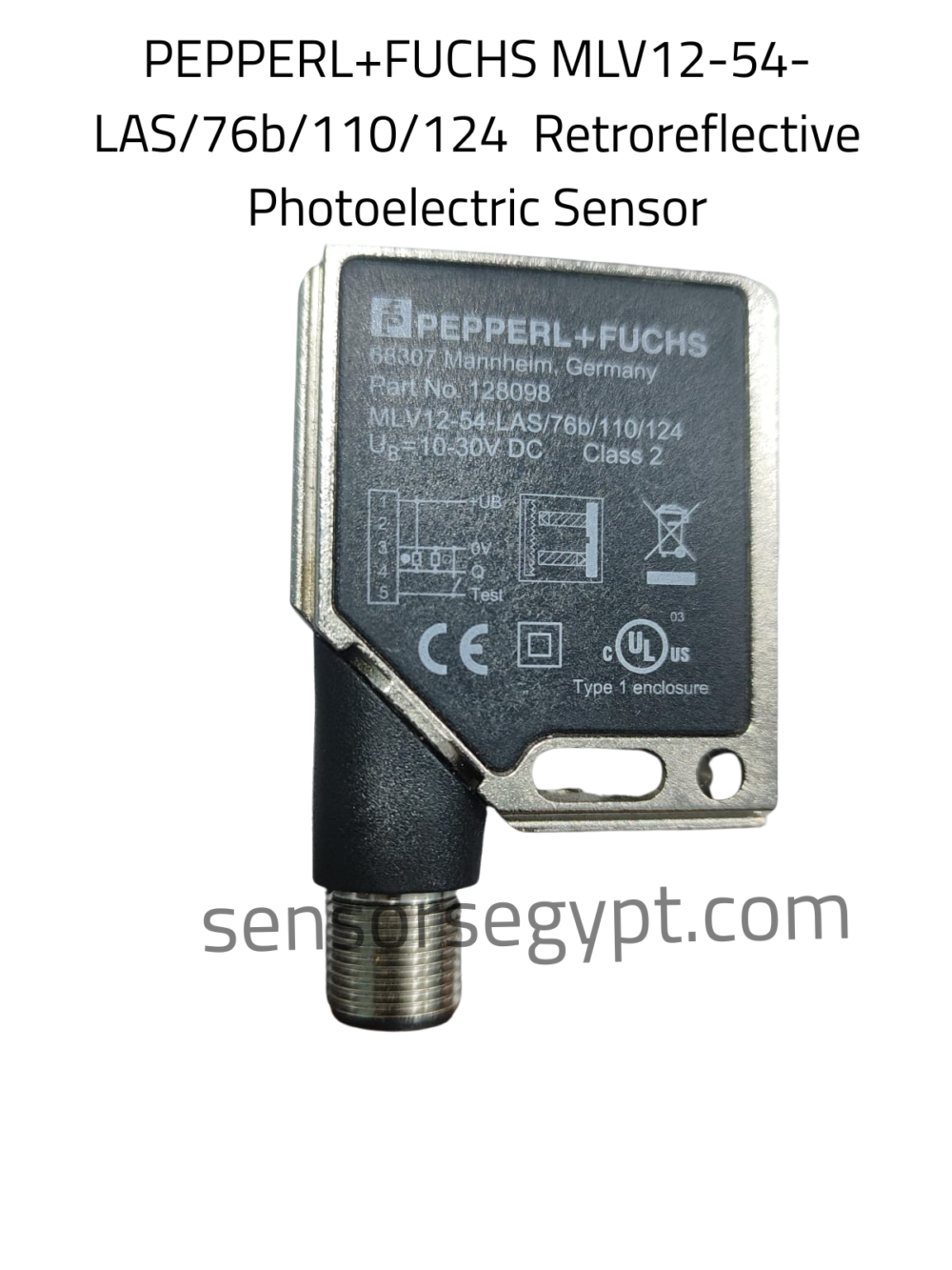 PEPPERL+FUCHS MLV12-54-LAS/76b/110/124 Retroreflective Photoelectric Sensor