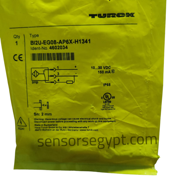 TURCK BI2U-EG08-AP6X-H1341 Inductive Proximity Sensor