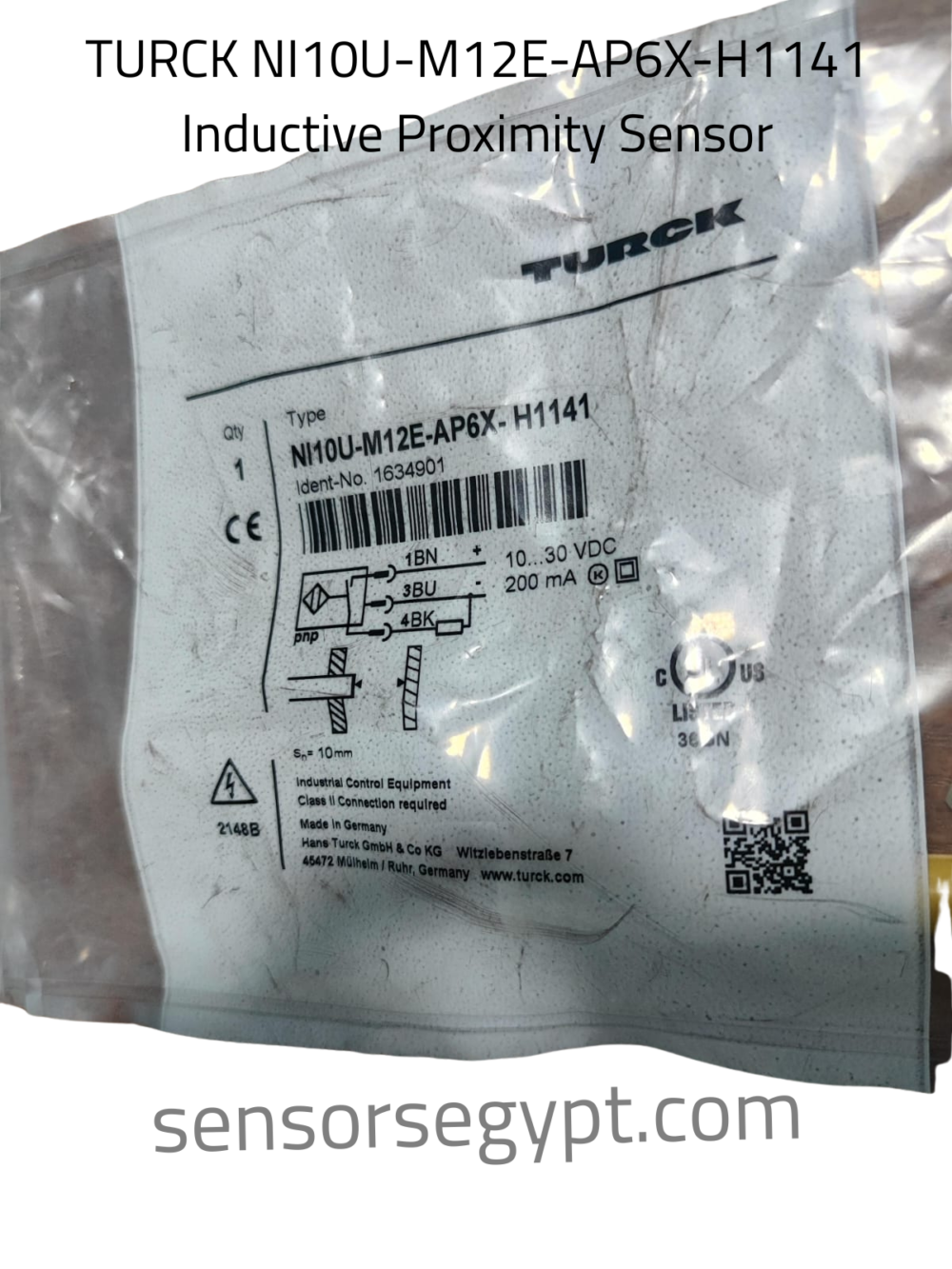 TURCK NI10U-M12E-AP6X-H1141 Inductive Proximity Sensor