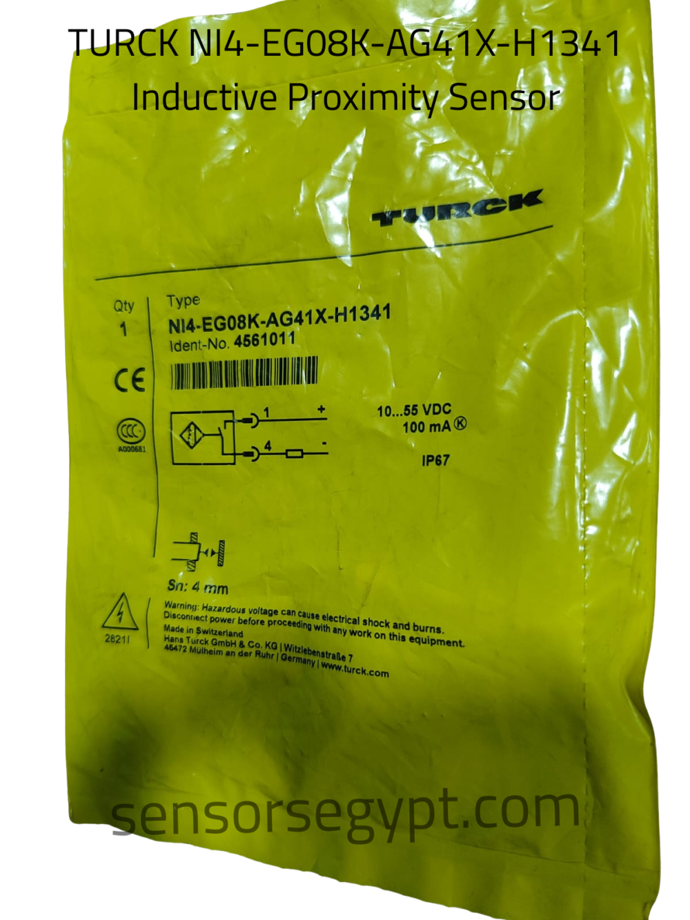 TURCK NI4-EG08K-AG41X-H1341 Inductive Proximity Sensor