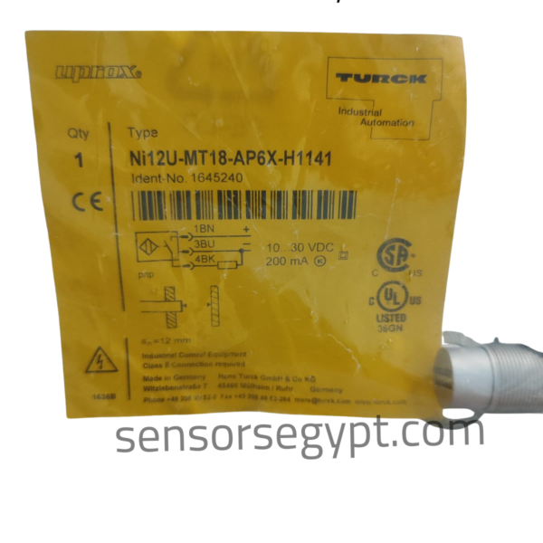 TURCK Ni12U-MT18-AP6X-H11141 Inductive Proximity Sensor
