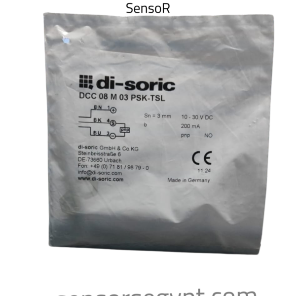 di-soric DCC 08 M 03 PSK-TSL Inductive Proximity Senso