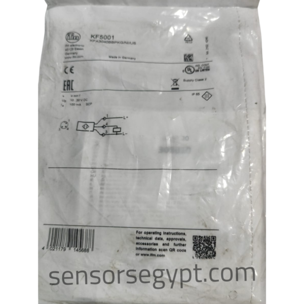 ifm KF5001 Capacitive Proximity Sensor