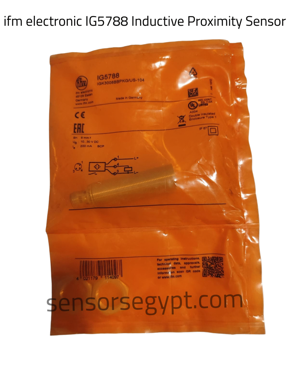 ifm electronic IG5788 Inductive Proximity Sensor (1) ifm electronic IG5788 Inductive Proximity Sensor