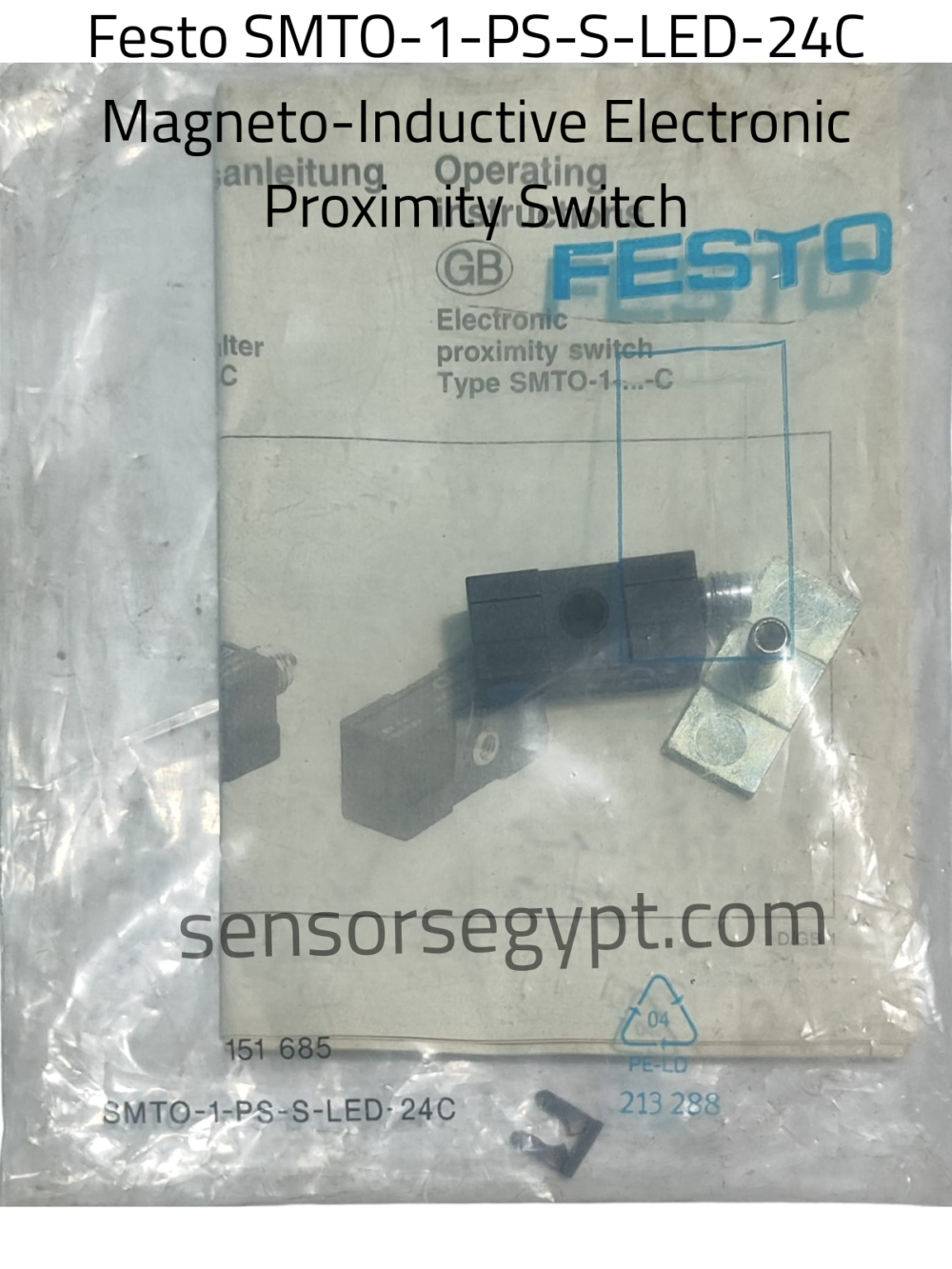 Festo SMTO-1-PS-S-LED-24C Magneto-Inductive Electronic Proximity Switch