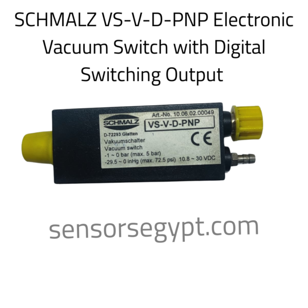 SCHMALZ VS-V-D-PNP Electronic Vacuum Switch with Digital Switching Output